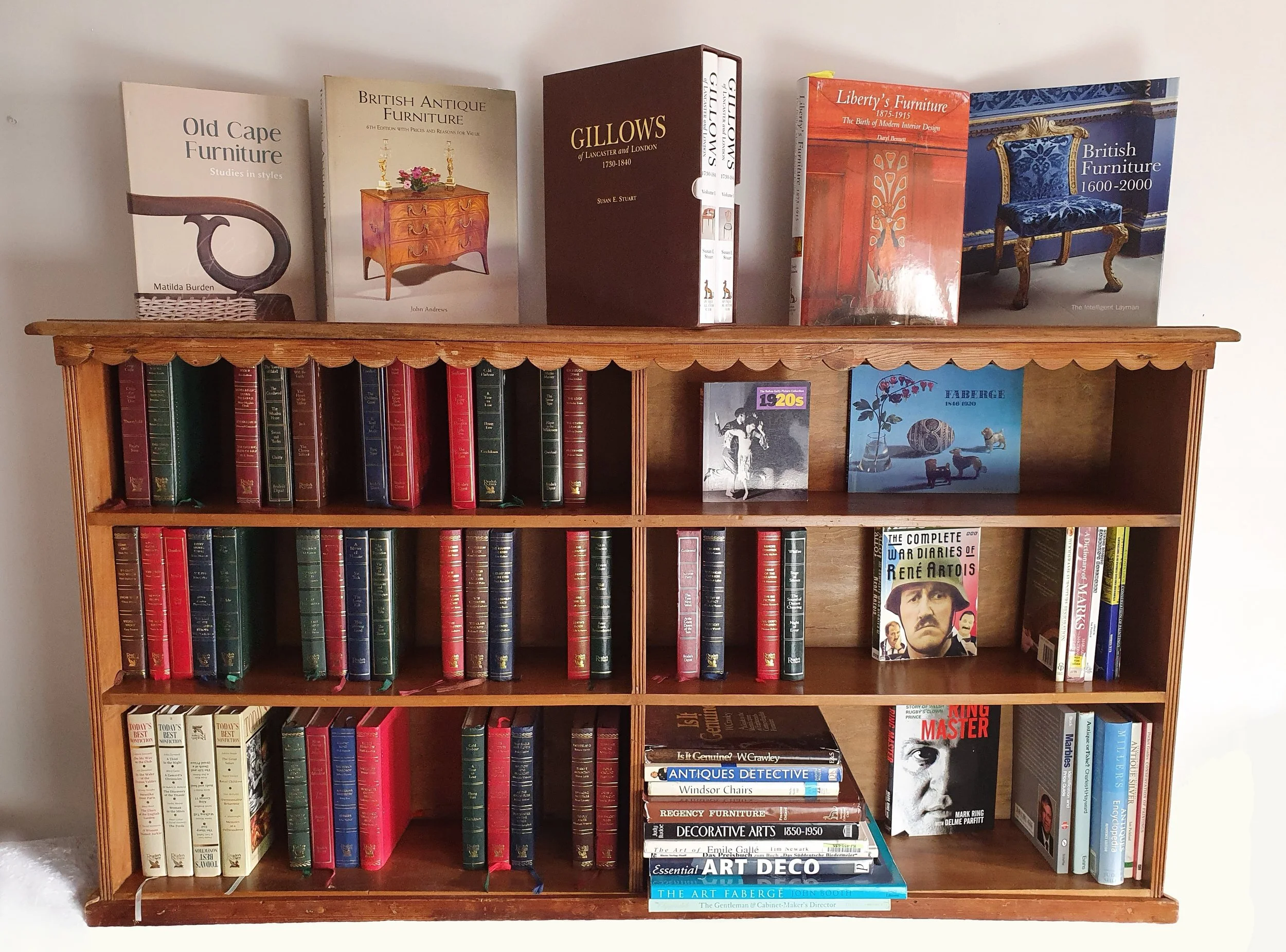 19th century Pine open bookcase — Ferreira Antiques